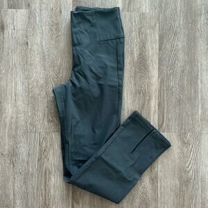 Athleta Wander Slim Straight Crop Split Front Hem Pants